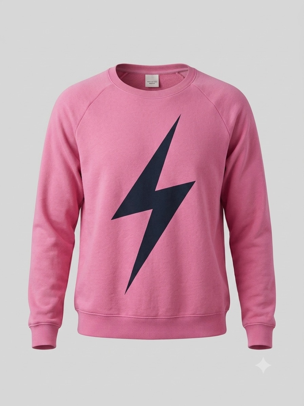 Eighty Threads Pink Thunder Bolt Sweater Unisex N262-1